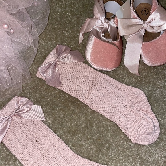 Velvet baby girl dress - Picture 5 of 7